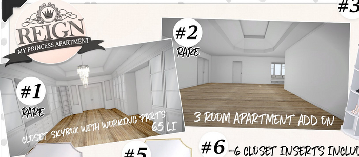 REIGN.- MY PRINCESS CLOSET- #1 RARE