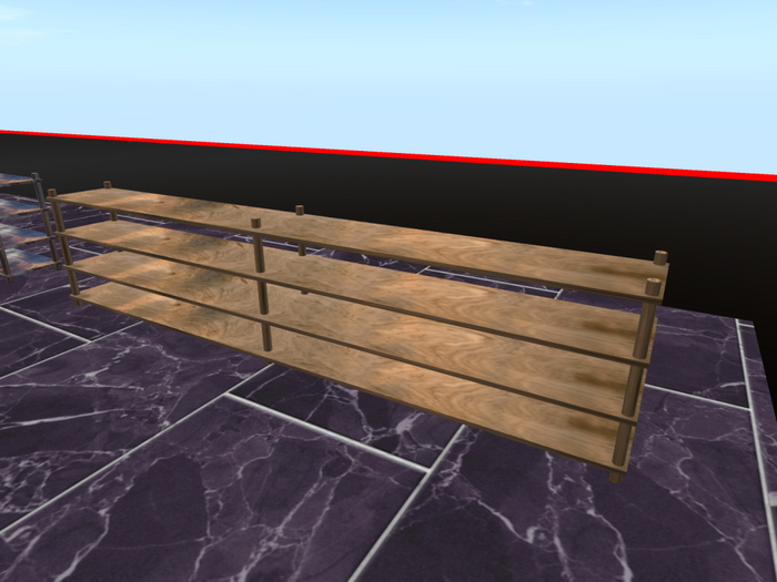 Industrial Timber Shelving Maple 