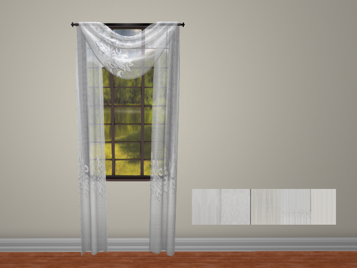 Scarf Curtain - Shelby Shear Collection