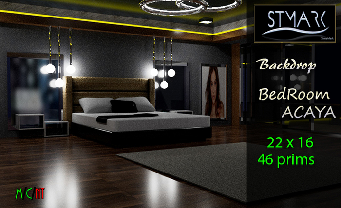 BACKDROP - BEDROOM ACAYA- STMARK
