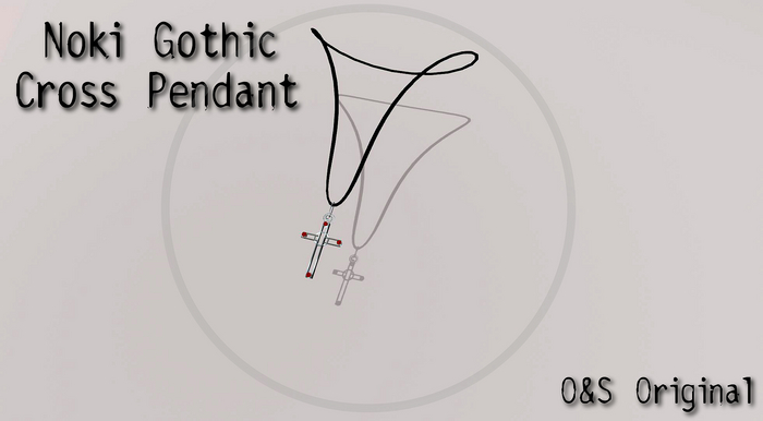 Noki Gothic Cross Pendant