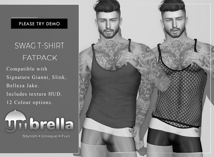 UMbreLLa - DEMO Swag T-Shirt SIGNATURE/BELLEZA/SLINK