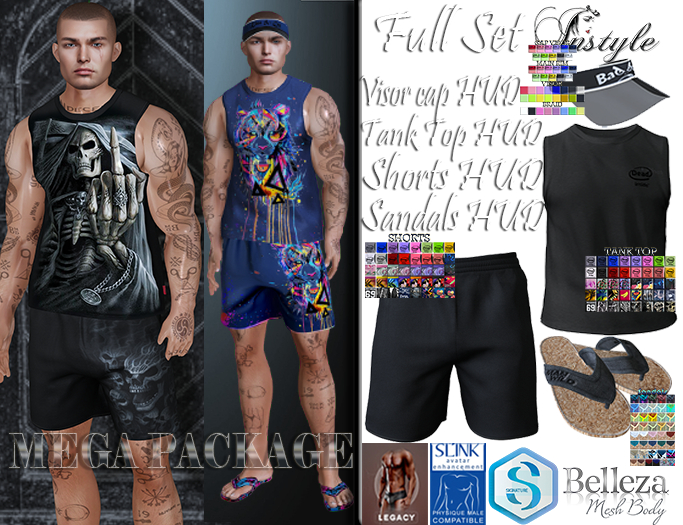 InStyle-Men's FULL SET-MEGA PAC*Signature,Legacy,Belleza,Slink*