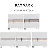 Atelier Burgundy . Hog Wire Fence FATPACK *ADD*
