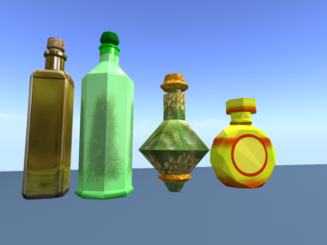 Tincture bottles (potions) - FULL PERM