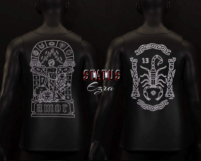 STATUS ~ Ezra Muscle Tees FATPACK 