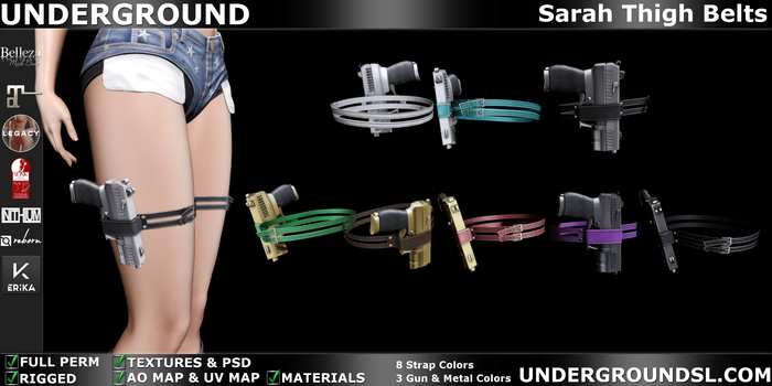 (UG) - Sarah Thigh Belts