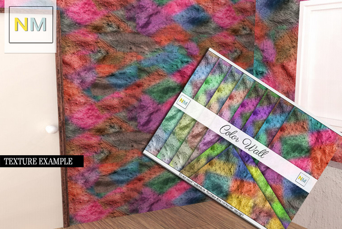 Color Wall Builders Kit 10 Seamless Textures NM