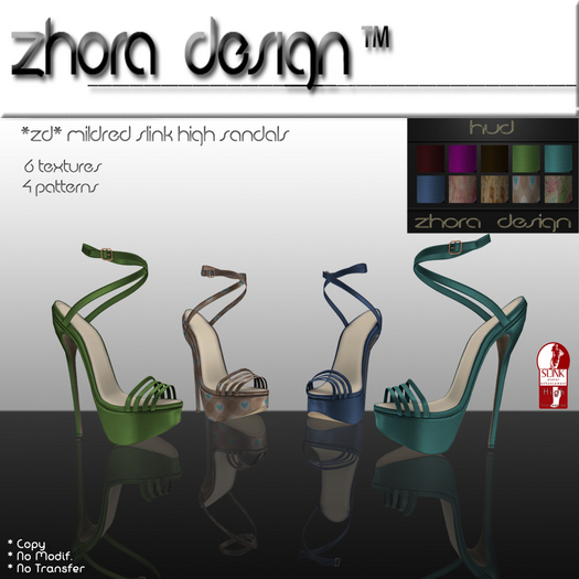 *ZD* Mildred Slink High Sandals