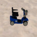 Second Life Marketplace - Shubbie Mobility Scooter Blue