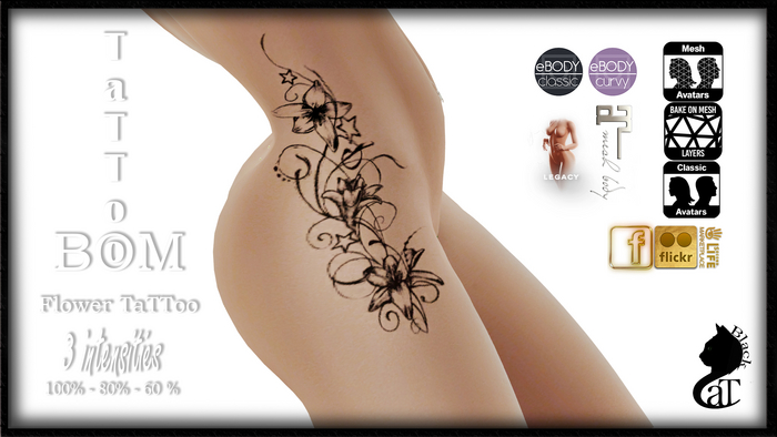 ::: BlackCat ::: FloWer TaTTo