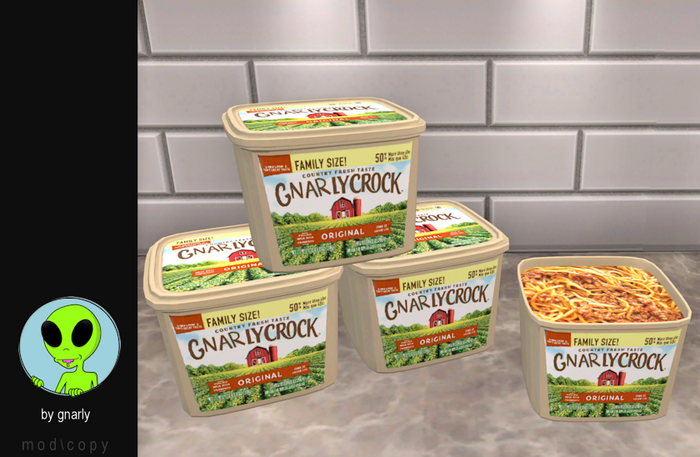 G/\/ARLY:: Butter Food Container - Spaghetti