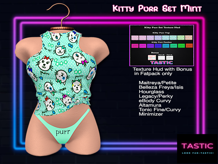 Tastic-Kitty Purr Set Mint