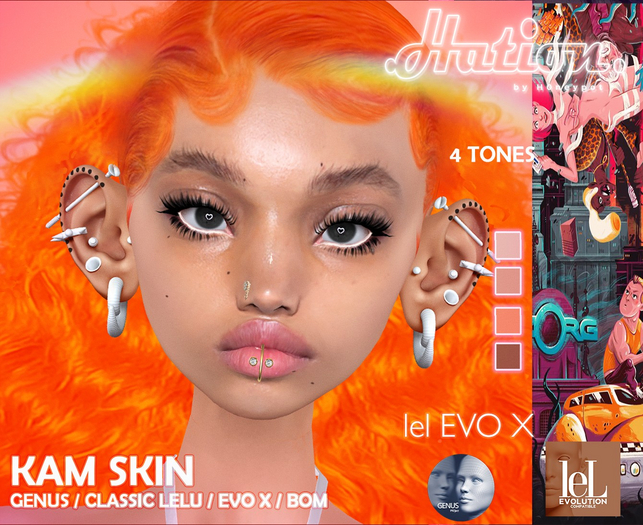 .HATION. Kam skin LELU tone 2