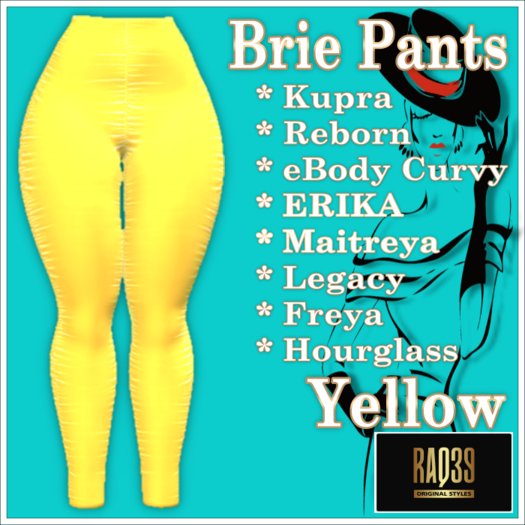[R39] Brie Pants-Yellow