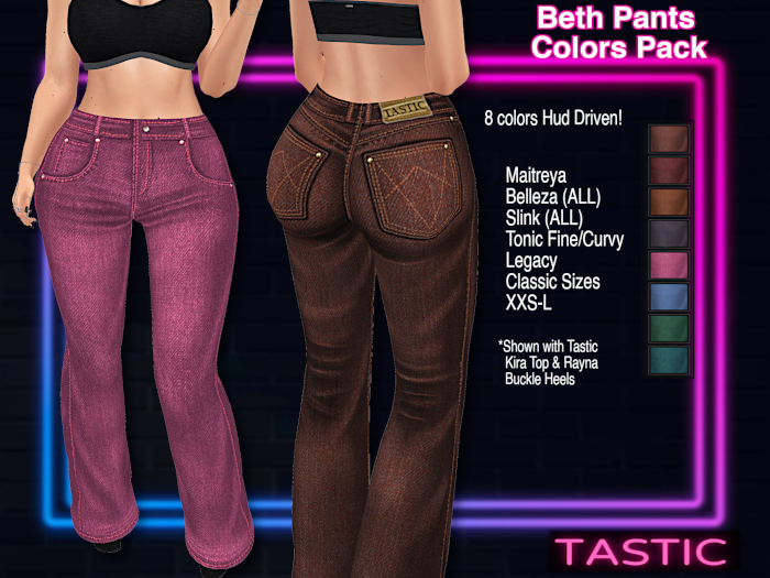 Tastic-Beth Pants Colors Pack