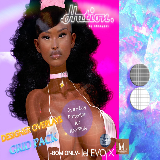 .HATION. Grid Overlays protectors-BOM-FATPACK