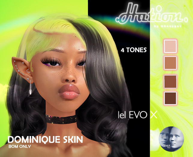 .HATION. GENUS Dominique Skin Tone 0