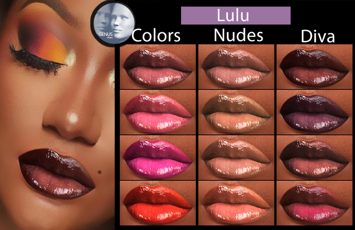 ::Modish:: Lulu [Fatpack] Genus-Lipstick set