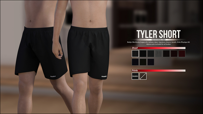 [Kauston] Tyler Short (Black)