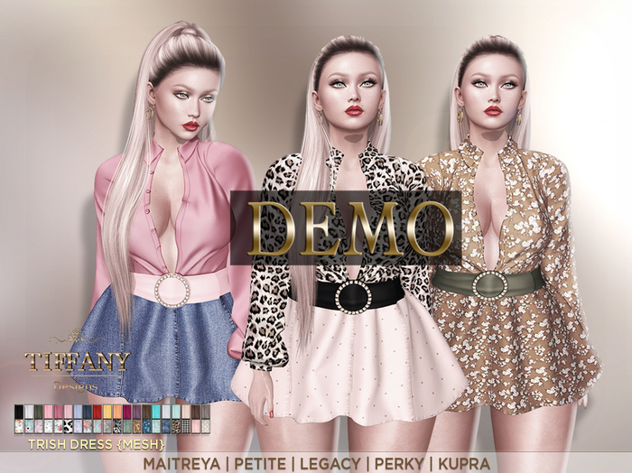 ::TD:: Trish Dress {Mesh} DEMO