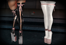 (*<*) 1313 Squeezem Boots - Latex White