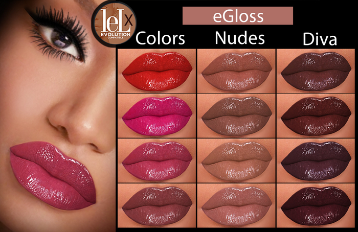 ::Modish::eGloss [Fatpack] LeluEvoX  -Lipstick set