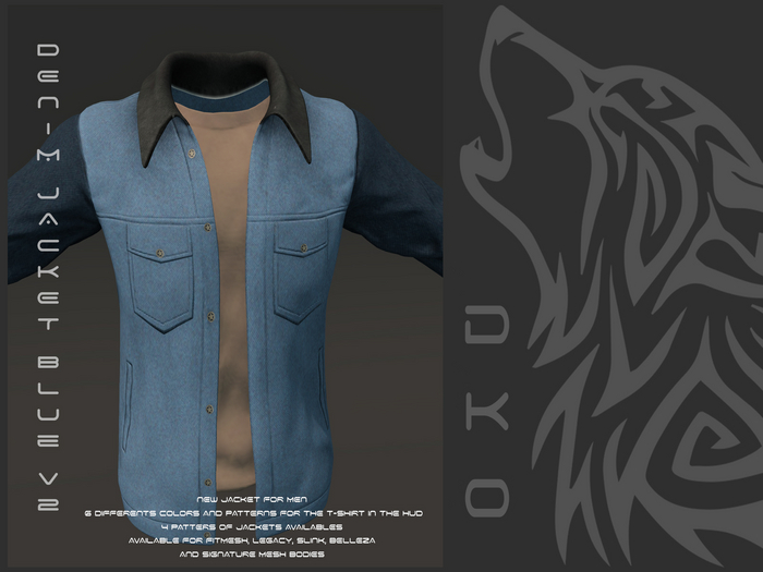 [DKO] DENIM JACKET BLUE V2