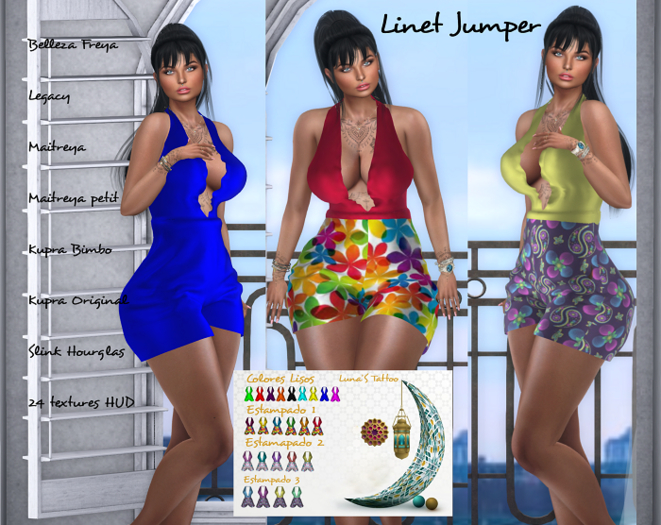 ..:Luna'S Tattoo:.. Linet Jumper 9 colors 3 estampados