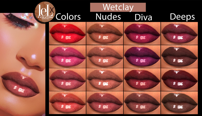 ::Modish::Wetclay [Fatpack] LeluEvo-Lipstick set
