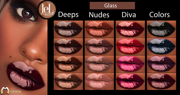 ::Modish:: Glass [Fatpack] LeluEvo-Lipstick set
