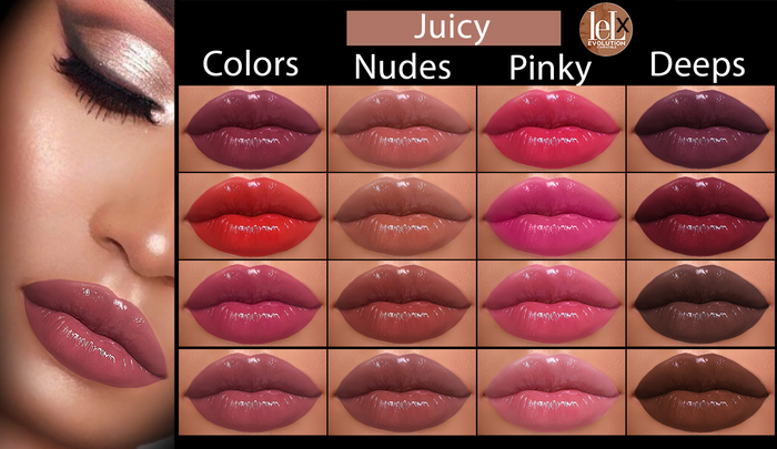 ::Modish::Juicy [Fatpack] LeluEvo-Lipstick set