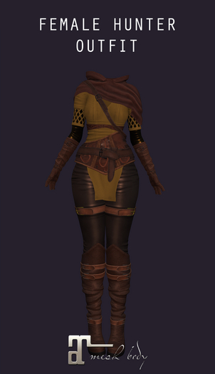 Female Hunter Outfit (Yellow)