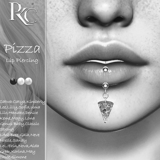 *PKC* Pizza Bento Lip Piercing DEMO