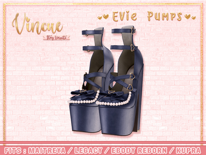 Vincue / Evie Pumps - Blue