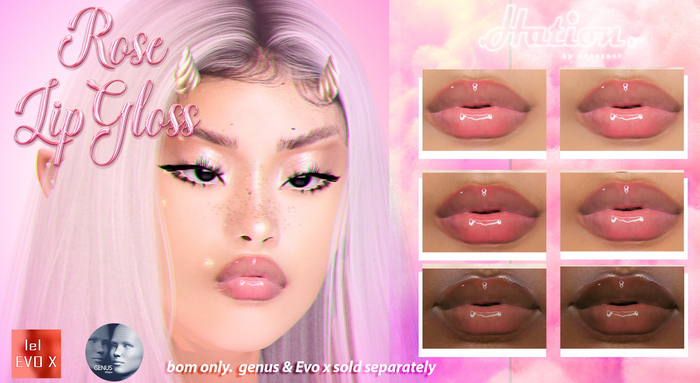 .HATION. Rose LipGloss Genus