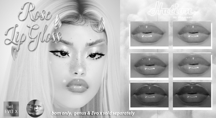 .HATION. Rose LipGloss DEMO