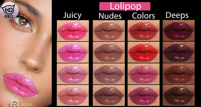 ::Modish:: Lolipop [Fatpack] CatwaHDPro-Lipstick set