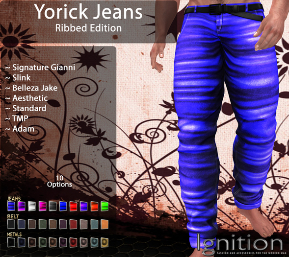 Ignition Yorick Jeans Ribbed