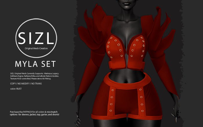 SIZL MYLA SET RUST