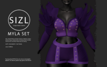 SIZL MYLA SET PURPLE