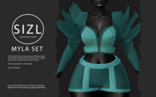 SIZL MYLA SET PEACOCK
