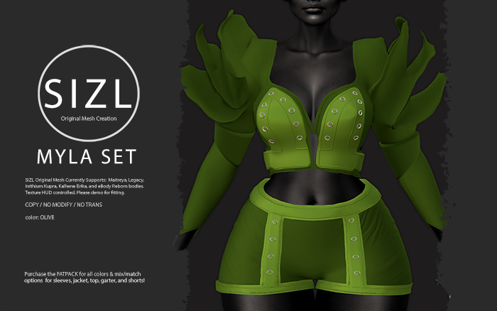 SIZL MYLA SET OLIVE