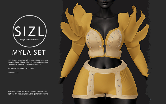 SIZL MYLA SET GOLD