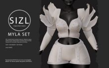 SIZL MYLA SET  - WHITE