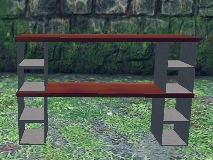 Cement Block shelf2