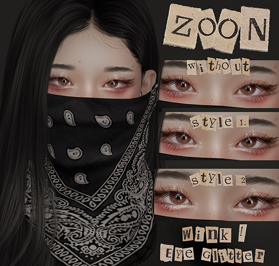 ZOON //Wink! Eye Glitter Set 