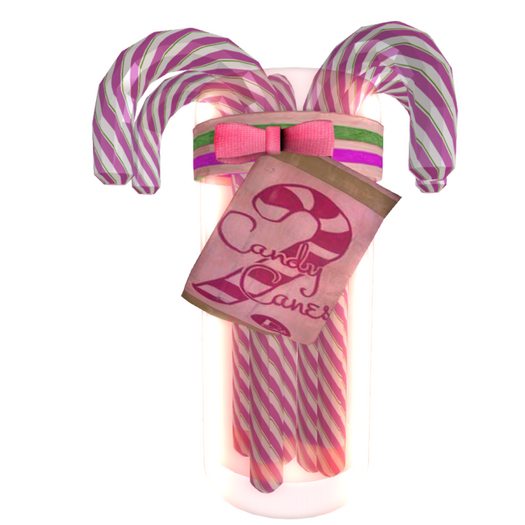 DFS Candy Cane Jar Strawberry