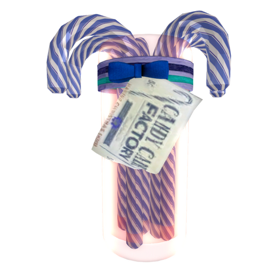 DFS Candy Cane Jar Blueberry
