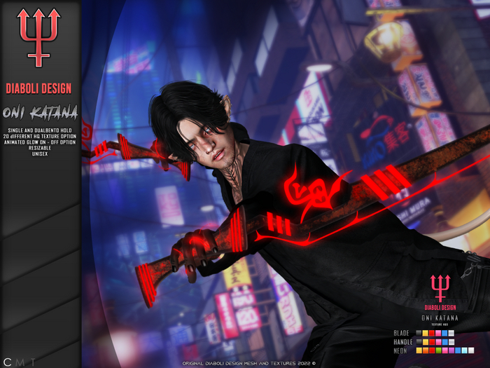 Second Life Marketplace - DIABOLI DESIGN - ONI KATANA